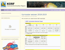 Tablet Screenshot of korf.be