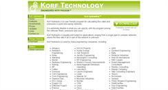 Desktop Screenshot of korf.co.uk