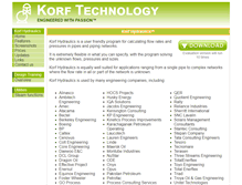 Tablet Screenshot of korf.co.uk